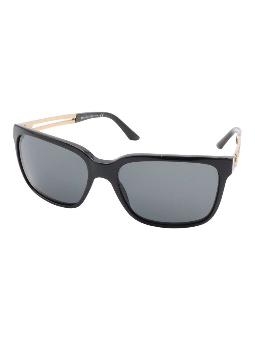 Versace Medusa Sunglasses Eyewear Black Gold